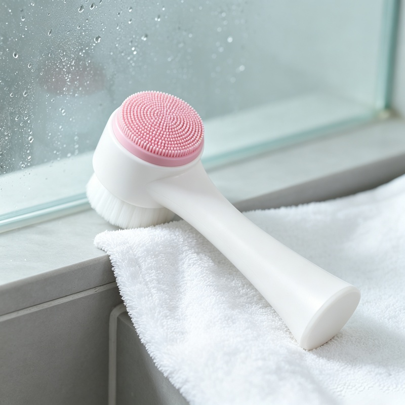 Silicone Face Scrubber Electric - Doppelseitige Manuelle Gesichtsreinigungsbürste mit Weichen Borsten
