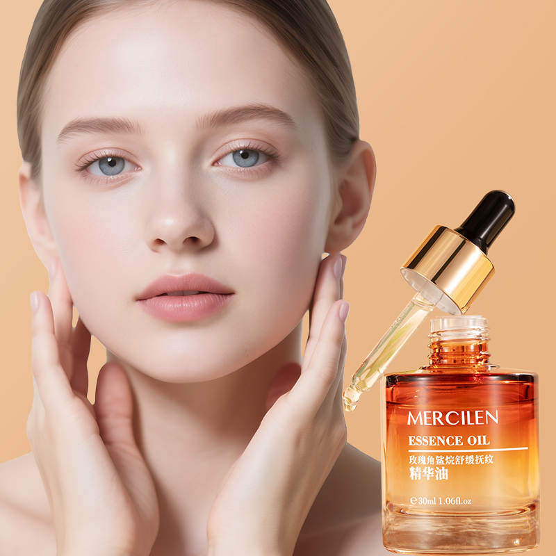 Hyaluronic Acid Facial Serum - Mercilen Rose Squalane Essenzöl 30ml, Enthält
