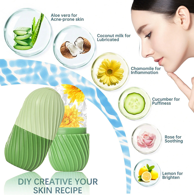 【1 Stück Silikon-Eisroller-For – Face Ice Roller Puffiness Bewertung und Preis